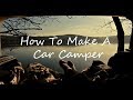 How To Make A Car Camper - VW Golf Conversion (£50 Total)