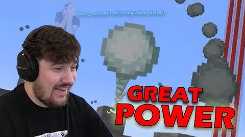 Biffle finds his own Minecraft auto clicker?