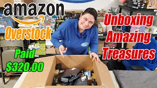 Unboxing Amazing Treasures from Amazon Overstock - What did I get? I show you Everything!
