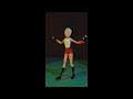 Hip-Hop Dancing Animation Blender #shorts