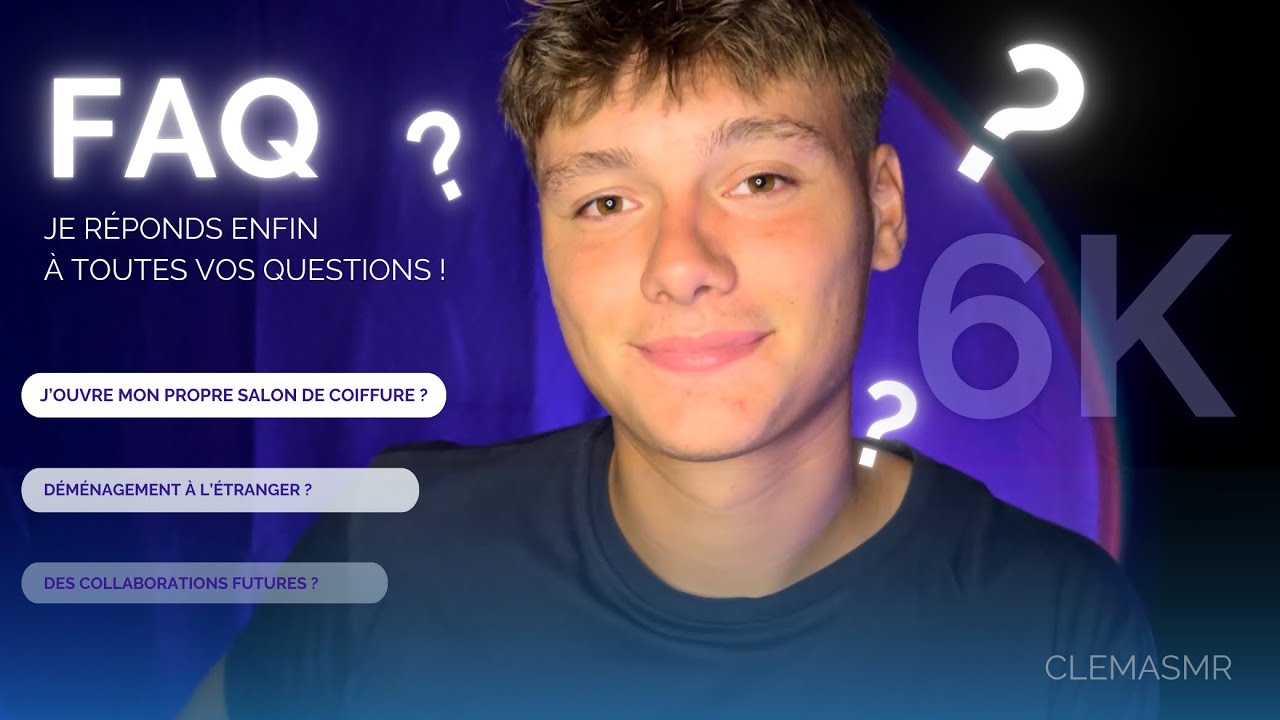 ASMR - FAQ pour fêter les 6000 abonnés !🎉✨