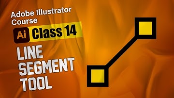 Adobe Illustrator Course - Line Segment tool - Class 14 in Urdu / Hindi