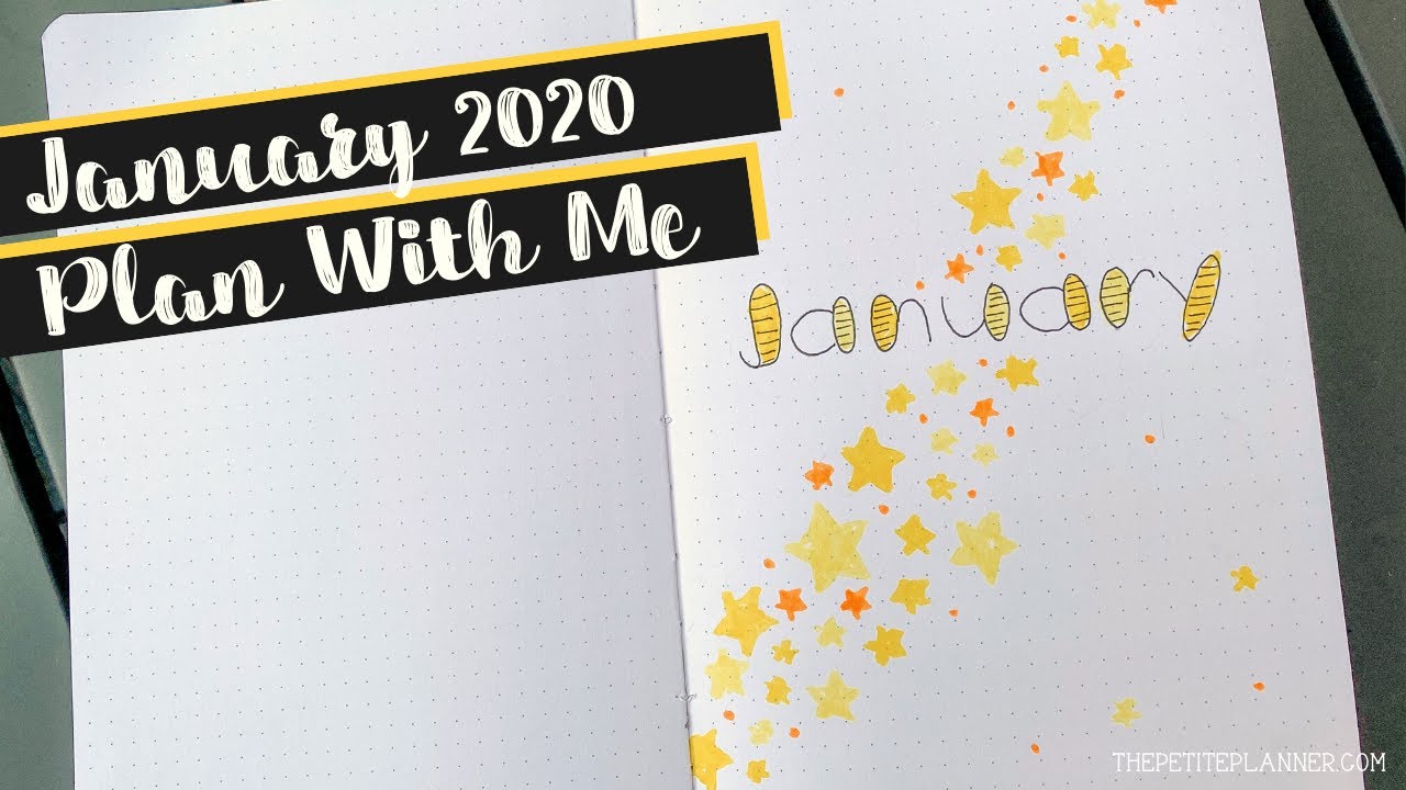 2020 Bullet Journal Set Up + January Plan With Me 💫 