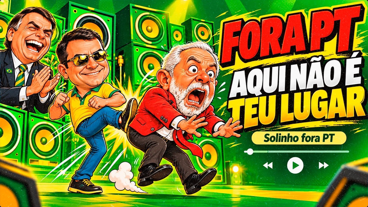 FORA PT AQUI NÃO É TEU LUGAR 🔥 BOLSONARO 2026 🇧🇷 SOLINHO FORA PT | QUEM FICAR PARADO É PETISTA