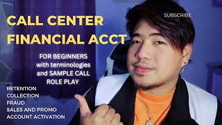 Mock call for beginners part 2 (FINANCIAL ACCOUNT with SAMPLE CALL / ROLE PLAY)