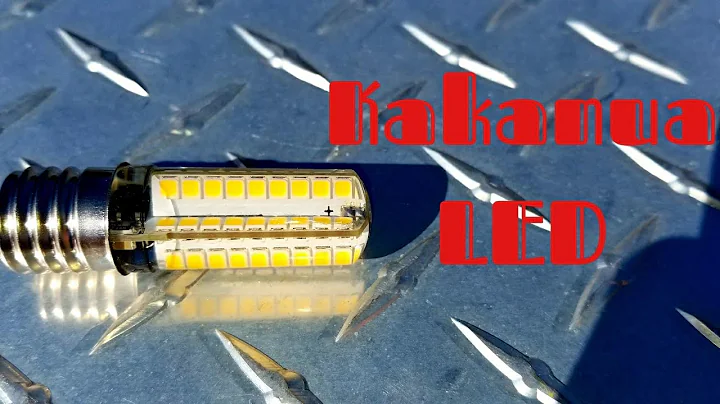 How to replace a microwave bulb with an LED Kakanuo E17