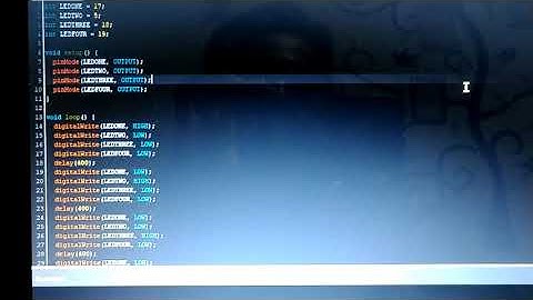 Secuencia de 4LEDS utilizando ESP32