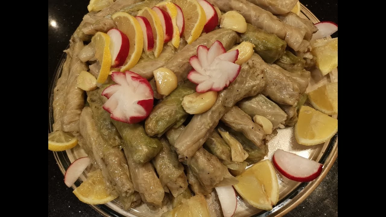 محشي الكرنب بالخلطة السرية  وعلى طريقة الأمهات والجدات