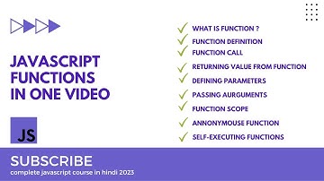 All about Javascript functions in hindi/urdu