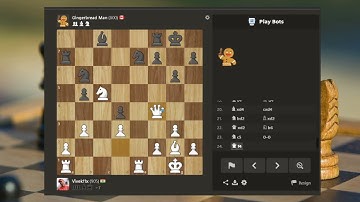 How to beat Gingerbread Man Bot on Chess.com