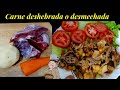 Como hacer carne deshebrada o desmechada con patatas 😋 Receta fácil rápida y económica