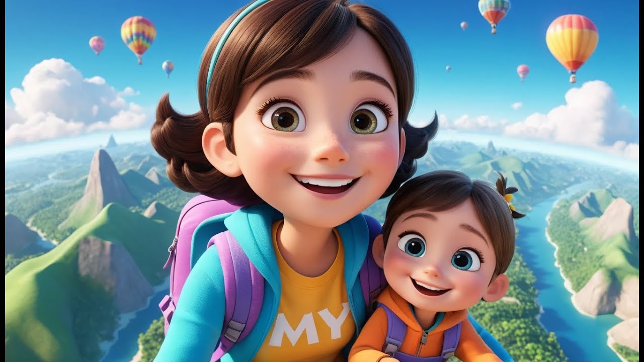 Flying High in My Airplane | Sky Adventure Song for Kids | Zoom Through the Clouds Rhyme