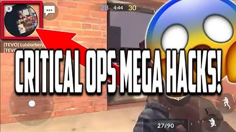Critical ops 0.9.5.f309 HACK! RADAR AND MORE