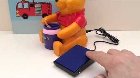 Switch adapted Winnie the poo bubble blower