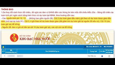 HƯỚNG DẪN CHI TIẾT THEO DÕI NGUỒN 28 TIẾT KIỆM CHI  | MISA Mimosa Online