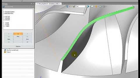 ZW3D CAM 5X Milling Tutorial - Guide Surface Iso