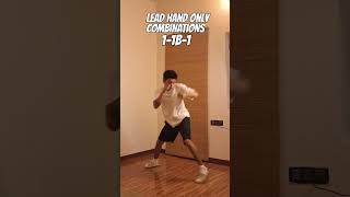 Lead hand only combinations #boxing #boxingtraining #boxingtutorial #boxingtechnique