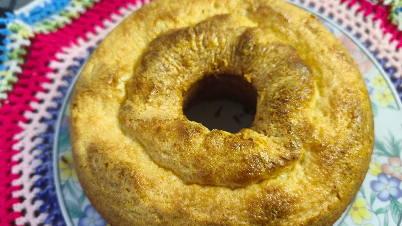 Bolo de  arroz cru fácil e delicioso 