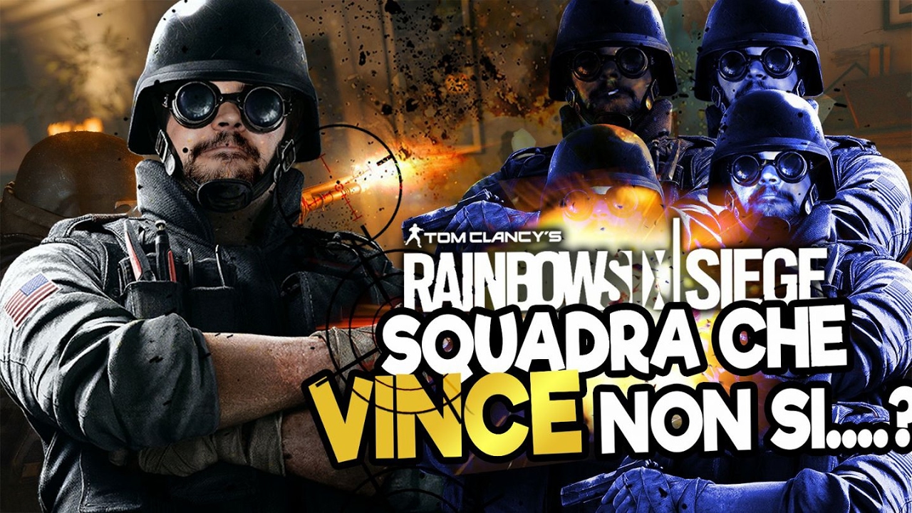 Rainbow Six Siege : Squadra che vince non si? ... ( Multiplayer ) - YouTube