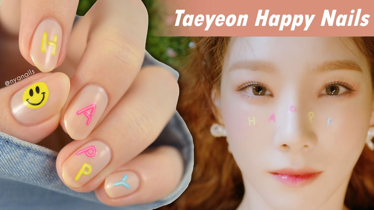 1. "SNSD Taeyeon Nail Art Tutorial" - wide 4