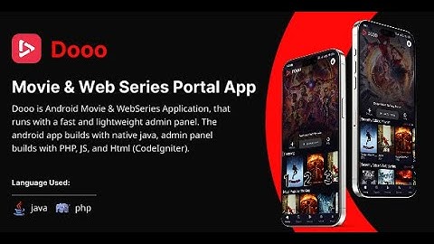 Dooo - Movie & Web Series Portal App