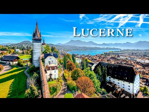 Walking in Lucerne Switzerland The most beautiful Swiss city