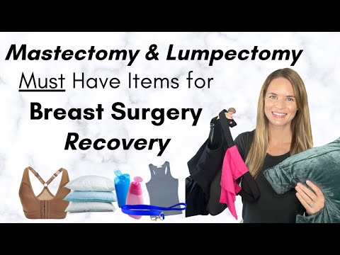 Breast Surgery Recovery Items- What to get for Mastectomy or Lumpectomy Recovery