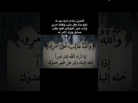 والله غالب على امره