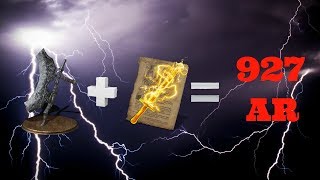 Dark Souls 3 OP Build - DragonSlayer GreatAxe with Lightning Blade (Weapon Buff Glitch