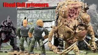 Halo Elite Flood Cult prisoners Mega Construx MOC/DIORAMA