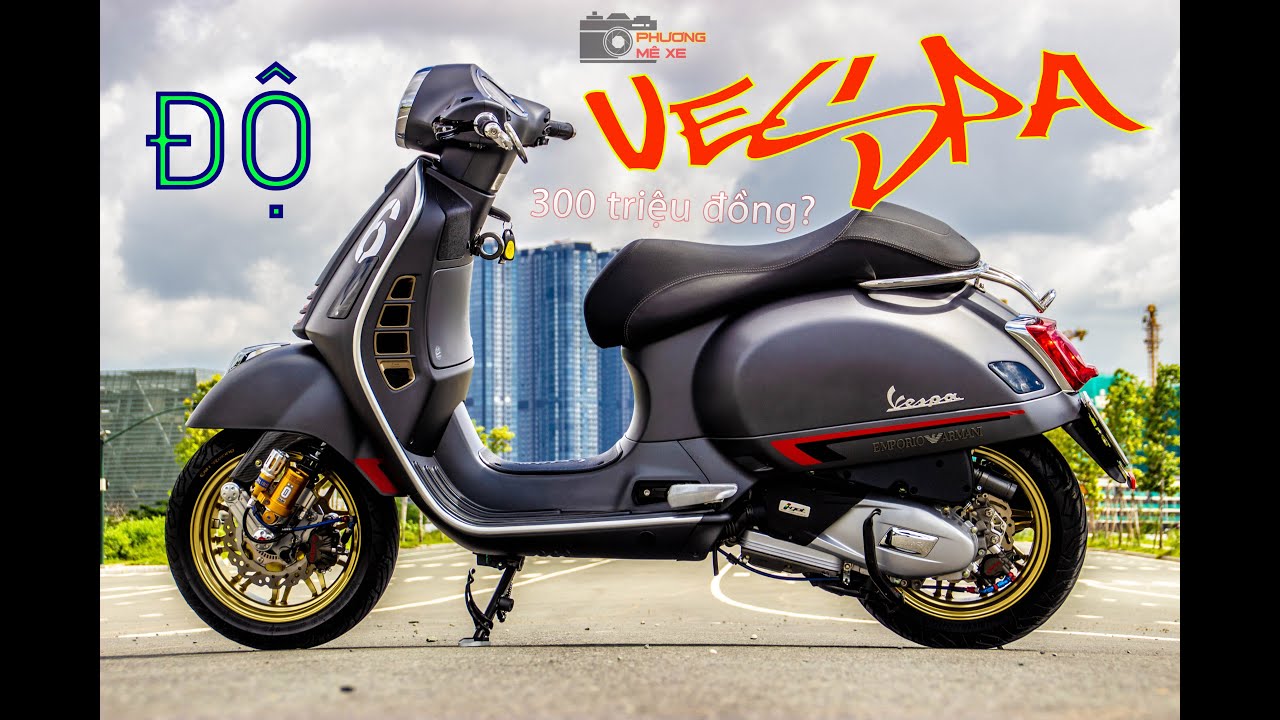 Chiêm ngưỡng chiếc Vespa Sprint độ hàng trăm triệu của dân chơi xe Việt