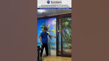 Cửa trượt quay Eurotech Hoàng Gia màu vân gỗ trắc.Điểm chạm tinh tế giữa công nghệ&cảm xúc sống xanh