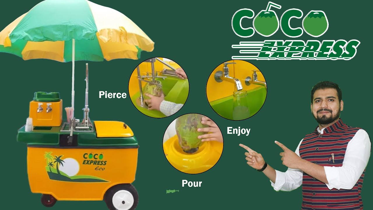 coconut cutting machine | 🥥 coco express eco | easy use & operate 💸🥥🥥 ...