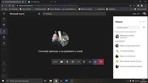 Como Copiar link de reunião no Teams?