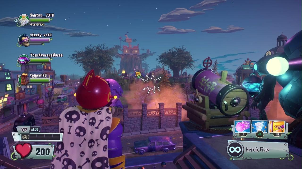 Plants vs Zombies GW2 gaming with my bother