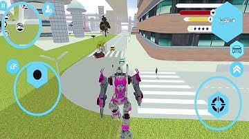 Super Robot Fire Truck Transform: Robot Games | City