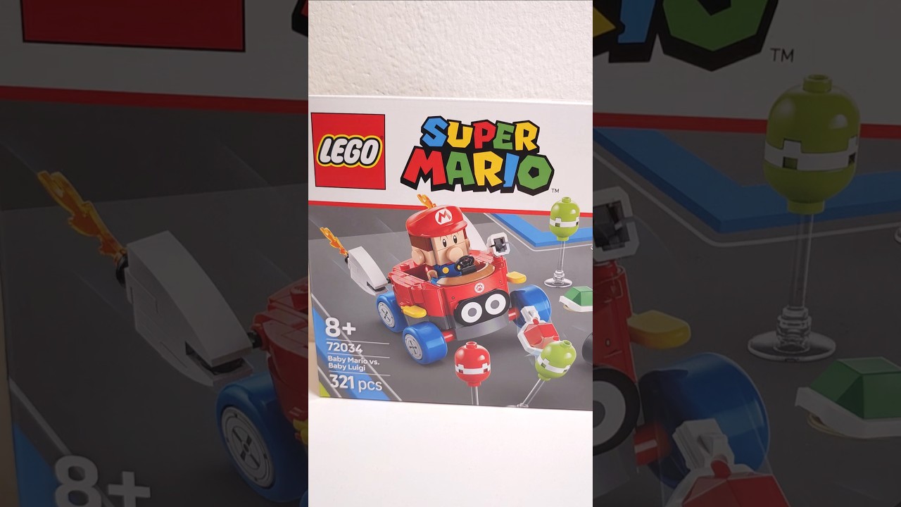 Unboxing LEGO SUPER MARIO 72034 Baby MARIO vs. Baby Luigi