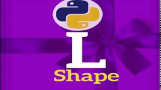 #12 Using Python Program Printing Patterns For Beginners By B.Mandal | L Shape