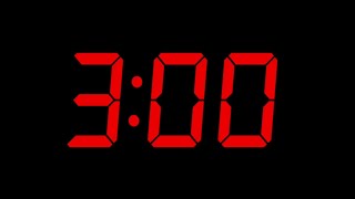 3minute countdowntimer without sound Red and black screen #threeminute