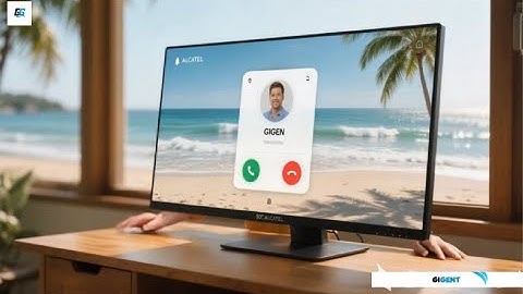 Monitor ALCATEL 50 Inc Incoming Call & Boot Animation gigent