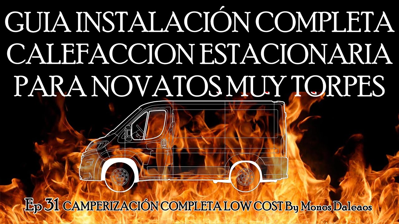 🔥Calefaccion / calefactor a 12v para Auto caravana, camper🔥 Frio en ruta.  Calefacción camper 