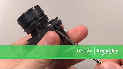 Disassembling a Harmony XB5R Wireless Push Button | Schneider Electric Support
