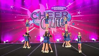 Champion Cheer Academy Allstar U12 Level 2 Pearl 2025 Cheer for the Cure 5th Place Oshawa Ontario