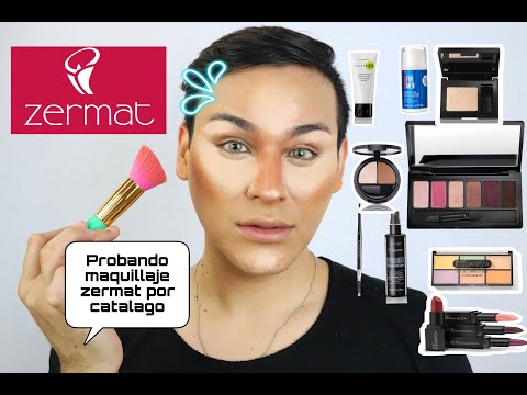 probando maquillaje zermat de catálogo / será bueno ????/ testing catalogo makeup