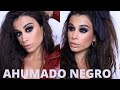 MAQUILLAJE AHUMADO NEGRO PASO A PASO |CONLUZYCOLOR