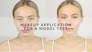 Makeup Application For A Model Test