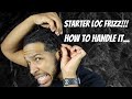 Starter loc frizzinessjohnnylox starterlocs locjourney frizzyhair