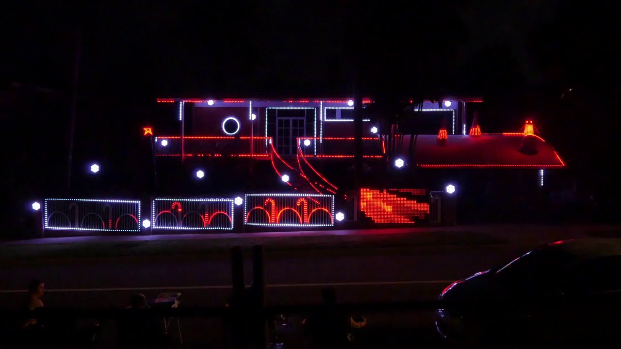 Enter Sandman Lights on Temira Halloween lights 2020 YouTube