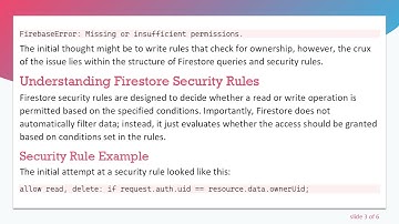 Solving Permissions Issues with Firestore: A Guide to Reading and Deleting Records