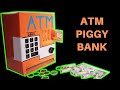 How to make an ATM PIGGY BANK at Home - Just5mins #2